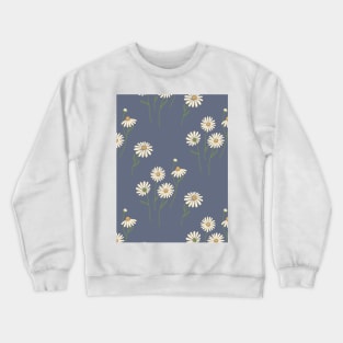 Daisy Pattern Crewneck Sweatshirt